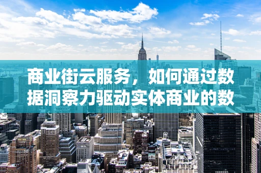 商业街云服务，如何通过数据洞察力驱动实体商业的数字化转型？