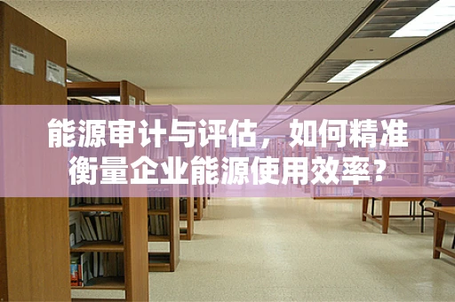 能源审计与评估，如何精准衡量企业能源使用效率？