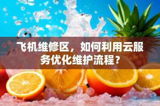 飞机维修区，如何利用云服务优化维护流程？