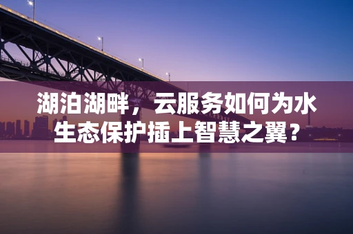 湖泊湖畔，云服务如何为水生态保护插上智慧之翼？