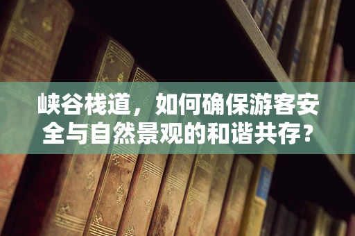 峡谷栈道，如何确保游客安全与自然景观的和谐共存？