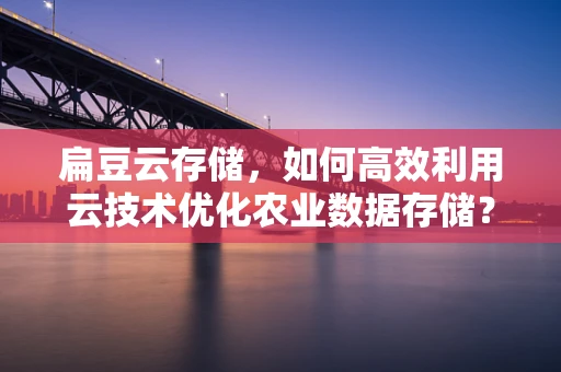 扁豆云存储，如何高效利用云技术优化农业数据存储？
