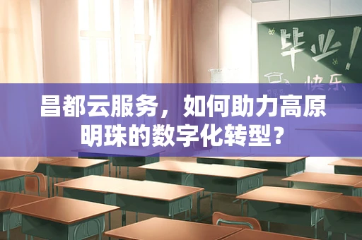 昌都云服务，如何助力高原明珠的数字化转型？
