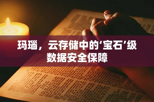 玛瑙，云存储中的‘宝石’级数据安全保障