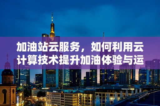 加油站云服务，如何利用云计算技术提升加油体验与运营效率？