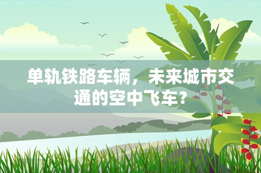 单轨铁路车辆，未来城市交通的空中飞车？