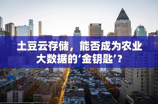 土豆云存储，能否成为农业大数据的‘金钥匙’？