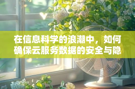 在信息科学的浪潮中，如何确保云服务数据的安全与隐私？