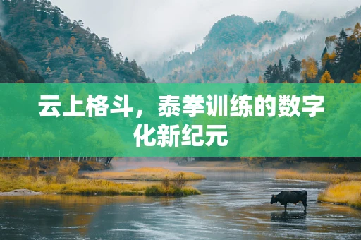云上格斗，泰拳训练的数字化新纪元