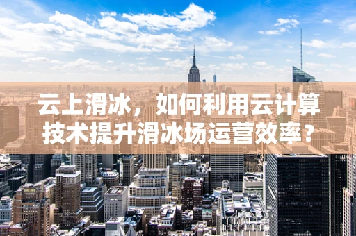 云上滑冰，如何利用云计算技术提升滑冰场运营效率？