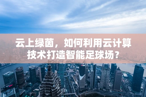 云上绿茵，如何利用云计算技术打造智能足球场？
