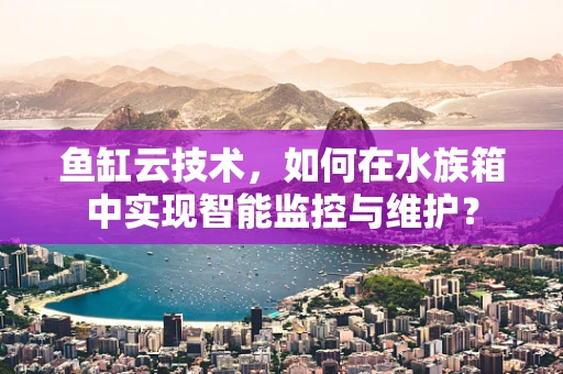 鱼缸云技术，如何在水族箱中实现智能监控与维护？