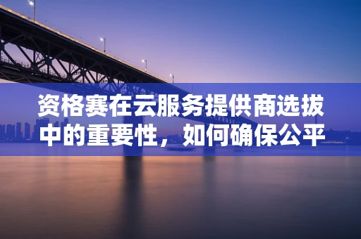 资格赛在云服务提供商选拔中的重要性，如何确保公平与专业？