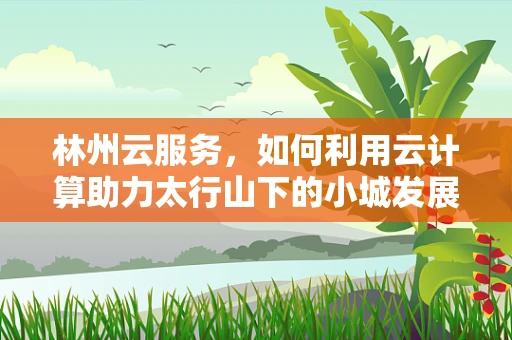 林州云服务，如何利用云计算助力太行山下的小城发展？