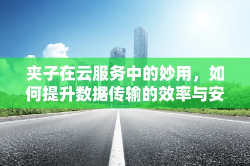 夹子在云服务中的妙用，如何提升数据传输的效率与安全？