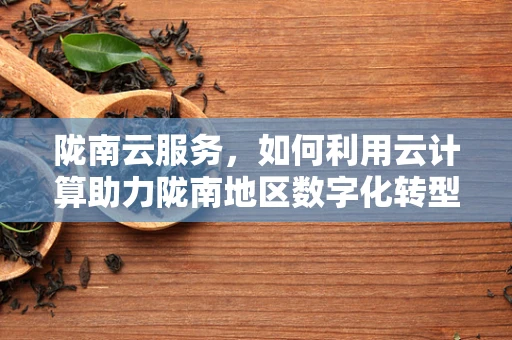 陇南云服务，如何利用云计算助力陇南地区数字化转型？