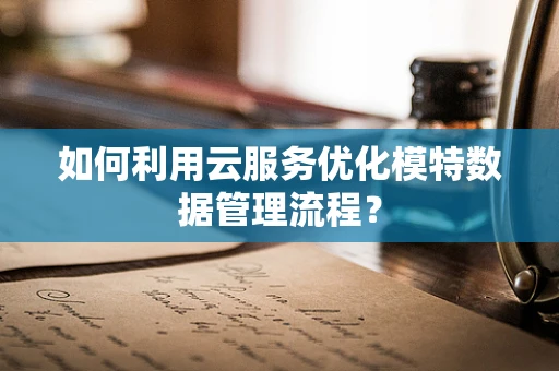 如何利用云服务优化模特数据管理流程？