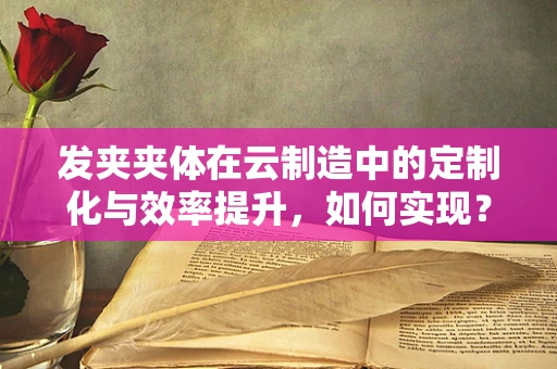 发夹夹体在云制造中的定制化与效率提升，如何实现？