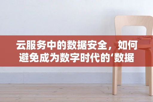 云服务中的数据安全，如何避免成为数字时代的‘数据奴隶’？