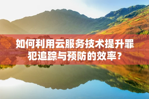 如何利用云服务技术提升罪犯追踪与预防的效率？