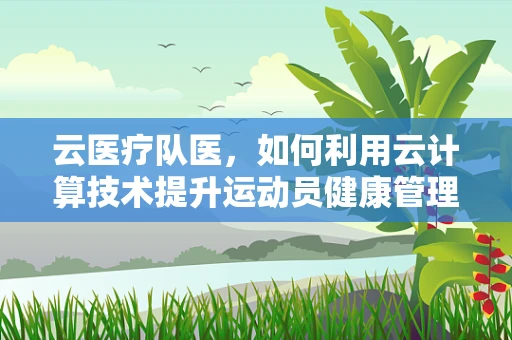 云医疗队医，如何利用云计算技术提升运动员健康管理效率？