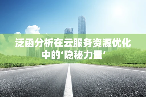 泛函分析在云服务资源优化中的‘隐秘力量’