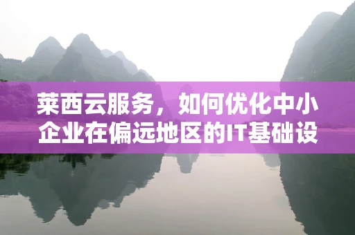 莱西云服务，如何优化中小企业在偏远地区的IT基础设施？