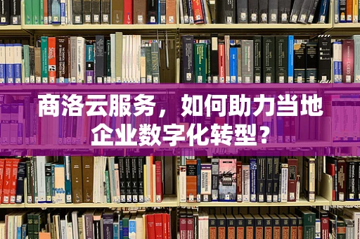 商洛云服务，如何助力当地企业数字化转型？