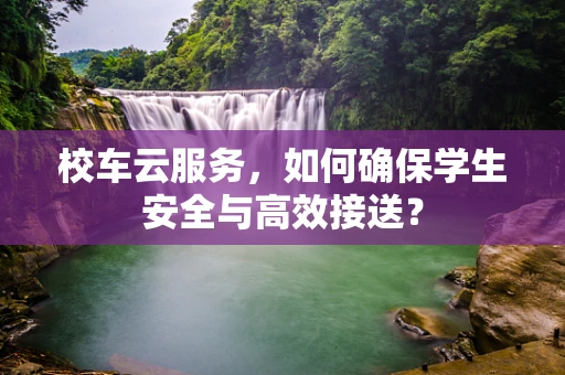 校车云服务，如何确保学生安全与高效接送？