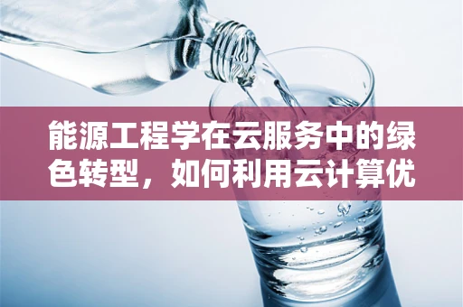 能源工程学在云服务中的绿色转型，如何利用云计算优化能源管理？