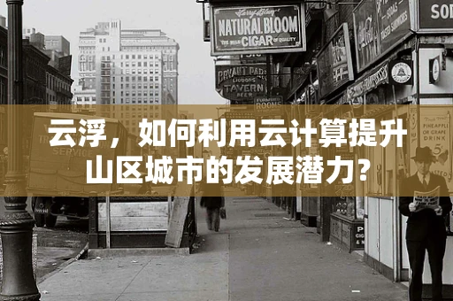 云浮，如何利用云计算提升山区城市的发展潜力？