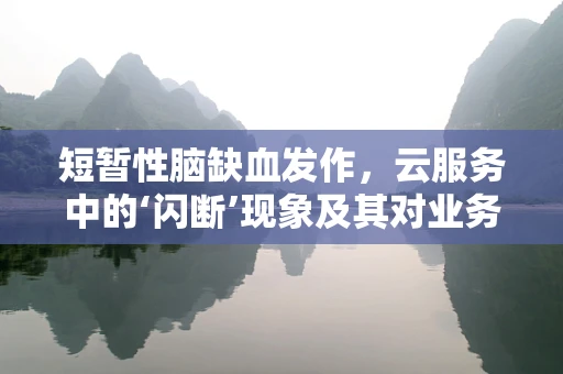 短暂性脑缺血发作，云服务中的‘闪断’现象及其对业务连续性的影响？