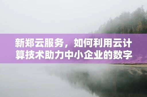 新郑云服务，如何利用云计算技术助力中小企业的数字化转型？