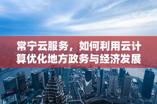 常宁云服务，如何利用云计算优化地方政务与经济发展？