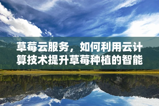 草莓云服务，如何利用云计算技术提升草莓种植的智能化与效率？
