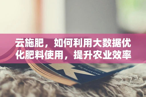 云施肥，如何利用大数据优化肥料使用，提升农业效率？