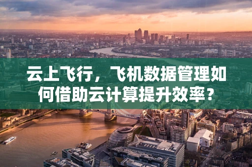 云上飞行，飞机数据管理如何借助云计算提升效率？