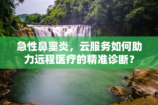 急性鼻窦炎，云服务如何助力远程医疗的精准诊断？