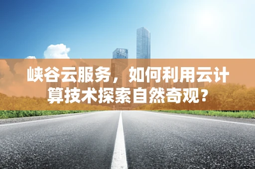 峡谷云服务，如何利用云计算技术探索自然奇观？