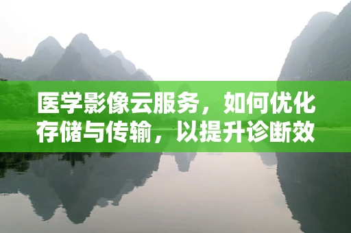 医学影像云服务，如何优化存储与传输，以提升诊断效率？
