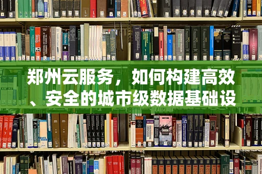 郑州云服务，如何构建高效、安全的城市级数据基础设施？