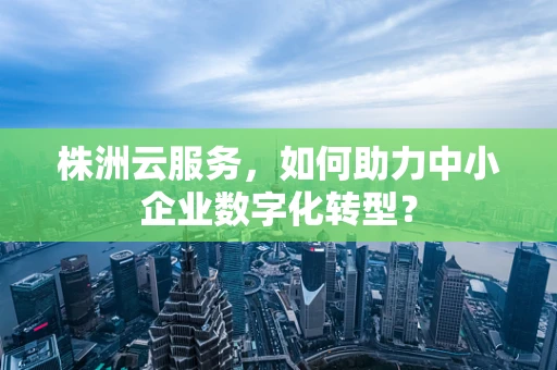 株洲云服务，如何助力中小企业数字化转型？
