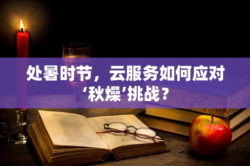 处暑时节，云服务如何应对‘秋燥’挑战？