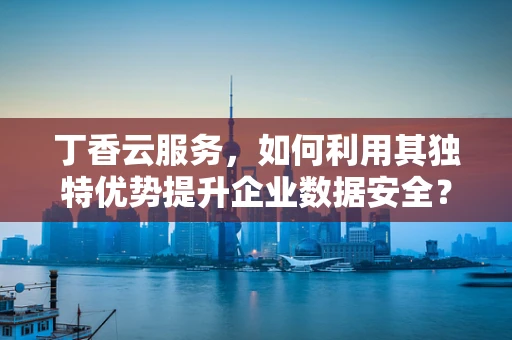 丁香云服务，如何利用其独特优势提升企业数据安全？