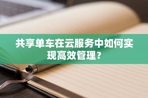 共享单车在云服务中如何实现高效管理？