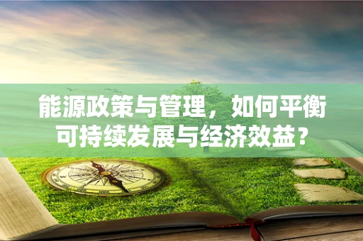 能源政策与管理，如何平衡可持续发展与经济效益？