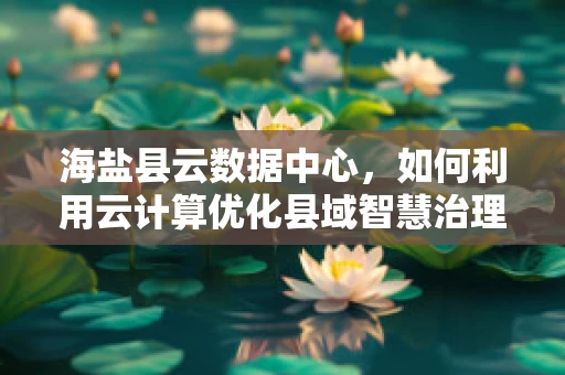 海盐县云数据中心，如何利用云计算优化县域智慧治理？