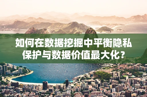 如何在数据挖掘中平衡隐私保护与数据价值最大化？