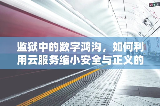 监狱中的数字鸿沟，如何利用云服务缩小安全与正义的差距？