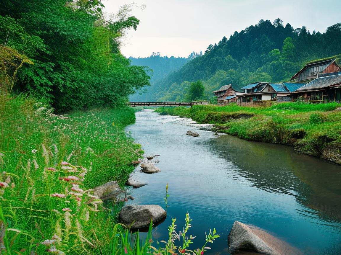 河流与河岸，如何平衡自然与人类活动的和谐共生？